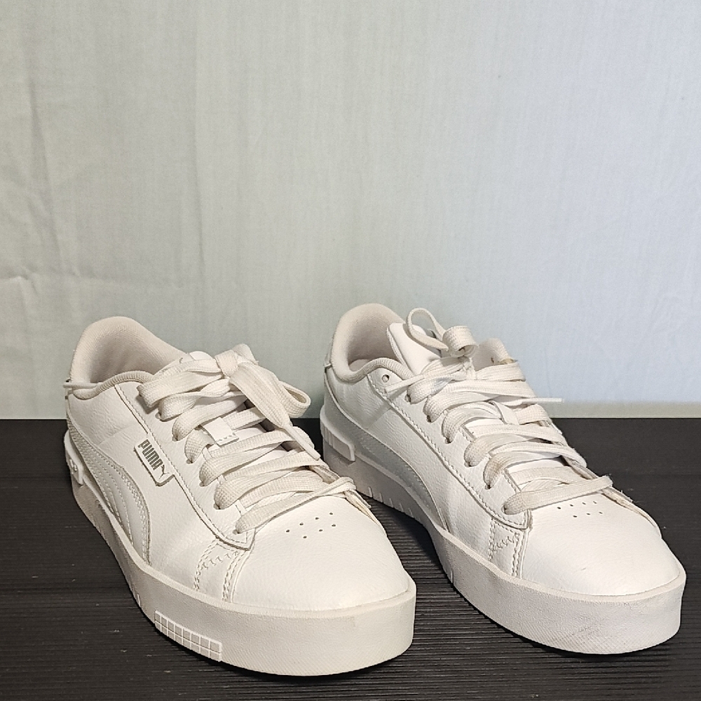 Puma Classic White Lace-Up Sneakers